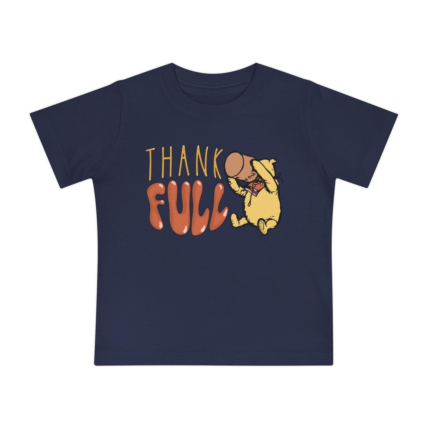 Thank Full Thanksgiving Winnie the Pooh T-Shirt, Baby Tee, Thanksgiving Shirts for Babies, Thankful Pooh Shirt, Fall Baby Clothes